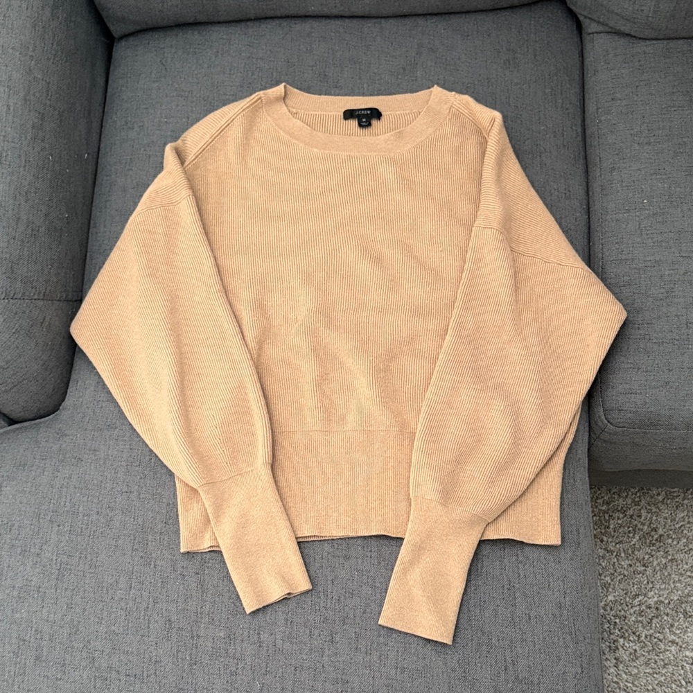 Aritzia Wilfred Free Light Tan Crewneck Sweater